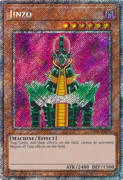 Jinzo (Platinum Secret Rare) (RA03-EN099) [Quarter Century Bonanza]