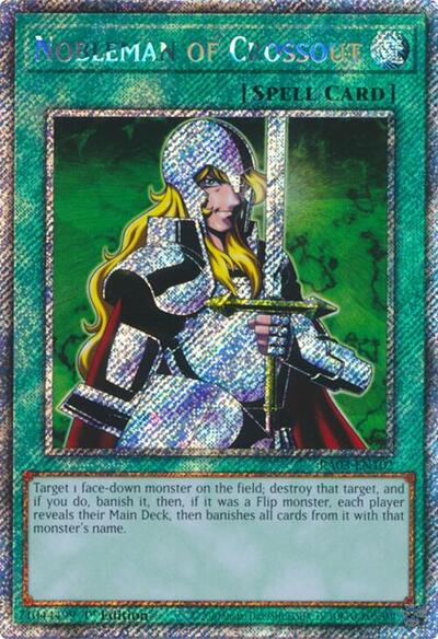 Nobleman of Crossout (Platinum Secret Rare) (RA03-EN102) [Quarter Century Bonanza]