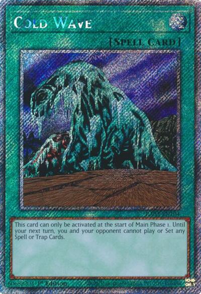 Cold Wave (Platinum Secret Rare) (RA03-EN104) [Quarter Century Bonanza]