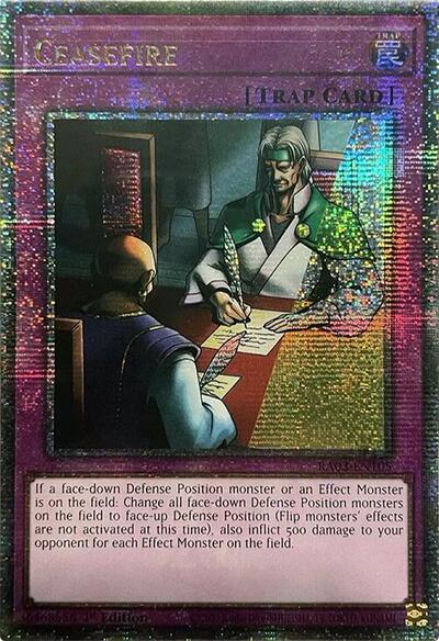 Ceasefire (Quarter Century Secret Rare) (RA03-EN105) [Quarter Century Bonanza]