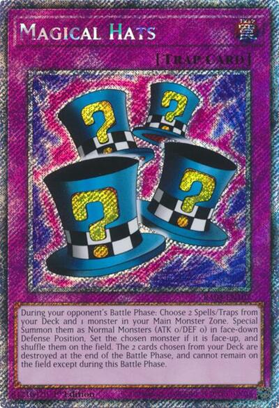 Magical Hats (Platinum Secret Rare) (RA03-EN107) [Quarter Century Bonanza]
