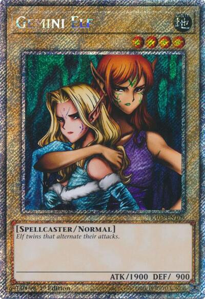 Gemini Elf (Platinum Secret Rare) (RA03-EN109) [Quarter Century Bonanza]