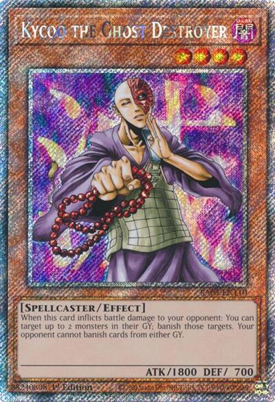 Kycoo the Ghost Destroyer (Platinum Secret Rare) (RA03-EN110) [Quarter Century Bonanza]
