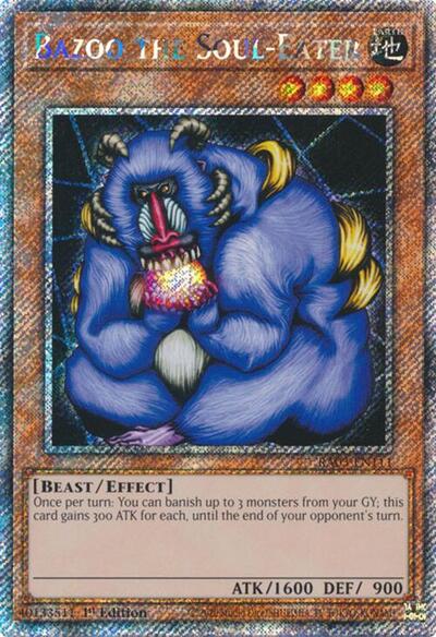 Bazoo the Soul-Eater (Platinum Secret Rare) (RA03-EN111) [Quarter Century Bonanza]