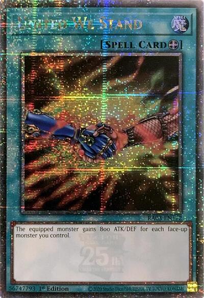 United We Stand (Quarter Century Secret Rare) (RA03-EN112) [Quarter Century Bonanza]