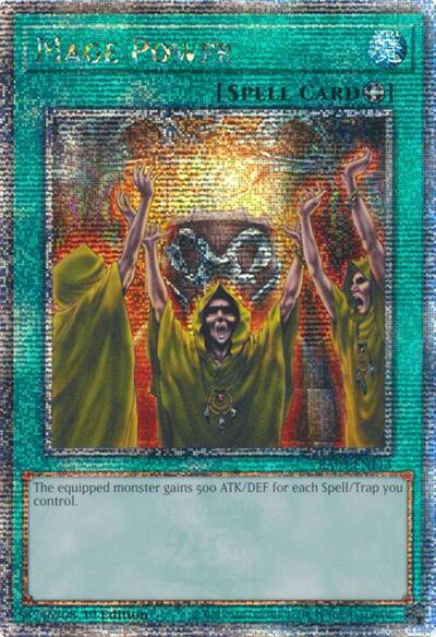 Mage Power (Quarter Century Secret Rare) (RA03-EN113) [Quarter Century Bonanza]