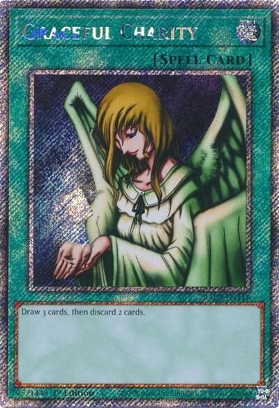 Graceful Charity (Platinum Secret Rare) (RA03-EN116) [Quarter Century Bonanza]