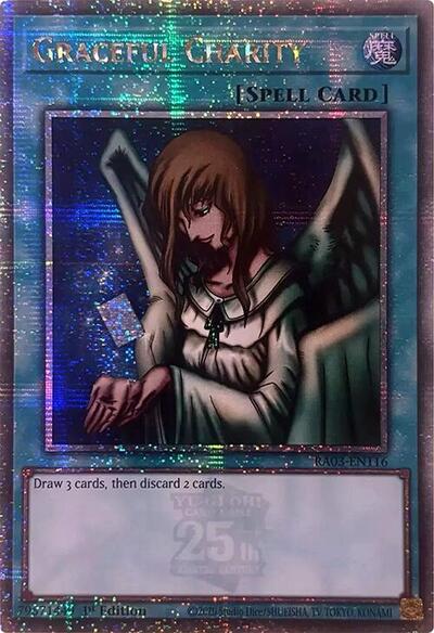 Graceful Charity (Quarter Century Secret Rare) (RA03-EN116) [Quarter Century Bonanza]