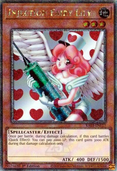 Injection Fairy Lily (Quarter Century Secret Rare) (RA03-EN117) [Quarter Century Bonanza]