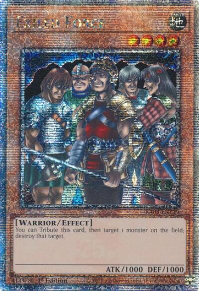 Exiled Force (Quarter Century Secret Rare) (RA03-EN119) [Quarter Century Bonanza]