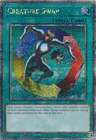 Creature Swap (Quarter Century Secret Rare) (RA03-EN120) [Quarter Century Bonanza]
