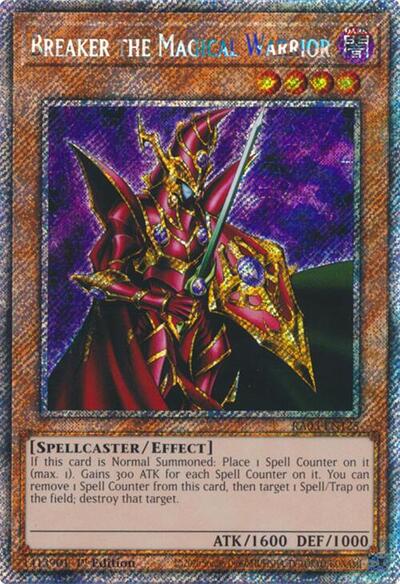 Breaker the Magical Warrior (Platinum Secret Rare) (RA03-EN125) [Quarter Century Bonanza]