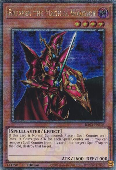 Breaker the Magical Warrior (Quarter Century Secret Rare) (RA03-EN125) [Quarter Century Bonanza]