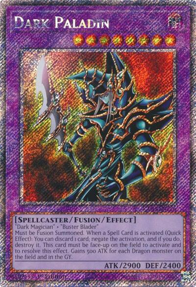 Dark Paladin (Platinum Secret Rare) (RA03-EN126) [Quarter Century Bonanza]