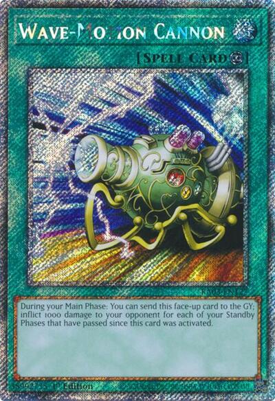 Wave-Motion Cannon (Platinum Secret Rare) (RA03-EN127) [Quarter Century Bonanza]