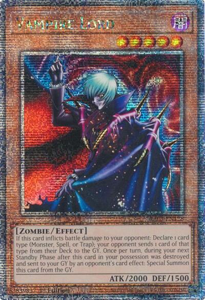 Vampire Lord (Quarter Century Secret Rare) (RA03-EN128) [Quarter Century Bonanza]