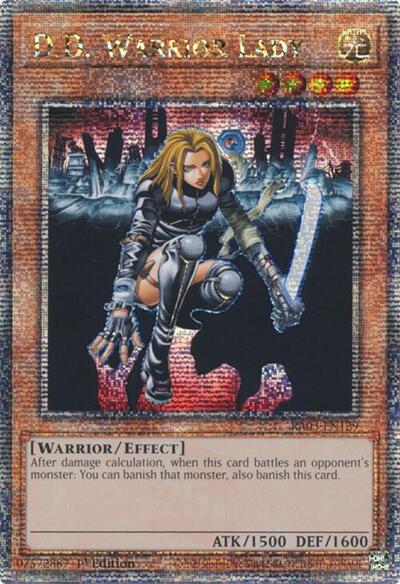 D.D. Warrior Lady (Quarter Century Secret Rare) (RA03-EN129) [Quarter Century Bonanza]