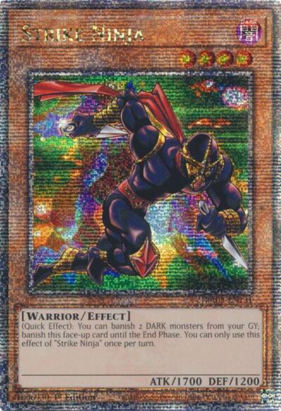 Strike Ninja (Quarter Century Secret Rare) (RA03-EN131) [Quarter Century Bonanza]