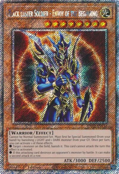 Black Luster Soldier - Envoy of the Beginning (Platinum Secret Rare) (RA03-EN132) [Quarter Century Bonanza]