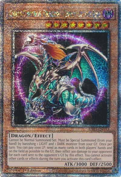 Chaos Emperor Dragon - Envoy of the End (Quarter Century Secret Rare) (RA03-EN133) [Quarter Century Bonanza]