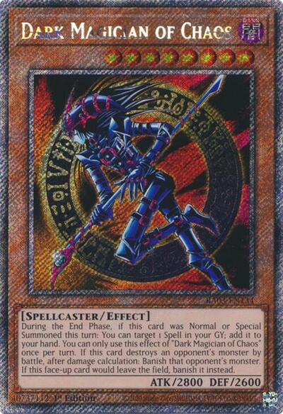 Dark Magician of Chaos (Platinum Secret Rare) (RA03-EN134) [Quarter Century Bonanza]