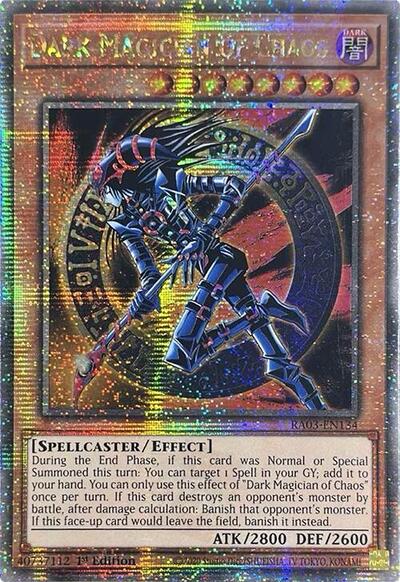 Dark Magician of Chaos (Quarter Century Secret Rare) (RA03-EN134) [Quarter Century Bonanza]