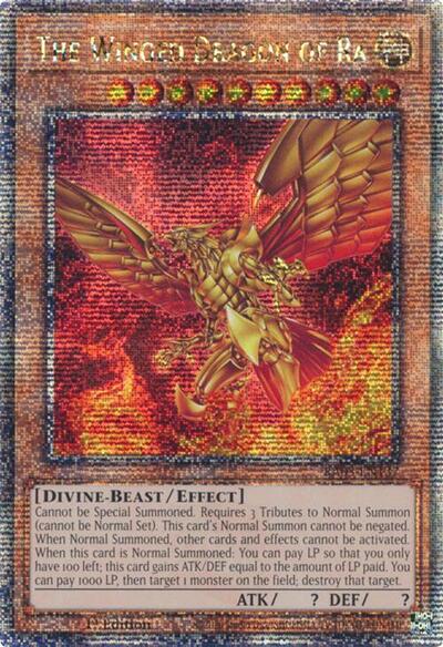 The Winged Dragon of Ra (Quarter Century Secret Rare) (RA03-EN137) [Quarter Century Bonanza]