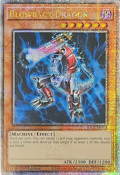Blowback Dragon (Quarter Century Secret Rare) (RA03-EN138) [Quarter Century Bonanza]
