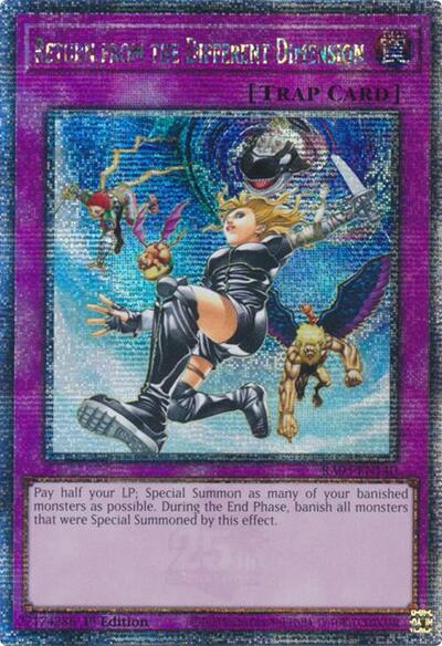 Return from the Different Dimension (Quarter Century Secret Rare) (RA03-EN140) [Quarter Century Bonanza]