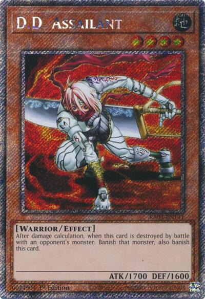 D.D. Assailant (Platinum Secret Rare) (RA03-EN141) [Quarter Century Bonanza]