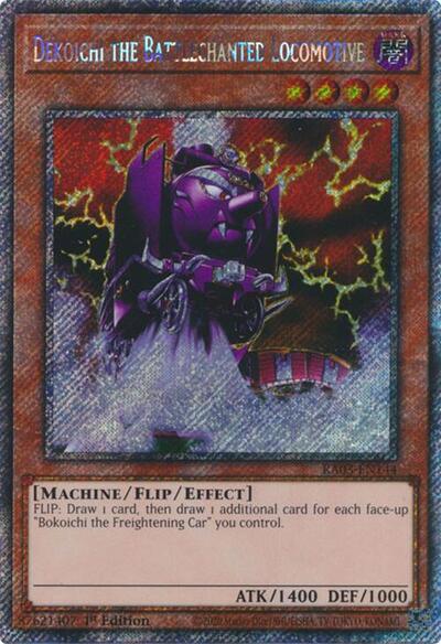 Dekoichi the Battlechanted Locomotive (Platinum Secret Rare) (RA03-EN144) [Quarter Century Bonanza]