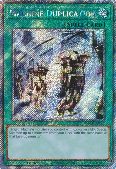 Machine Duplication (Platinum Secret Rare) (RA03-EN145) [Quarter Century Bonanza]