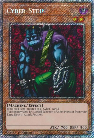 Cyber-Stein (Platinum Secret Rare) (RA03-EN146) [Quarter Century Bonanza]