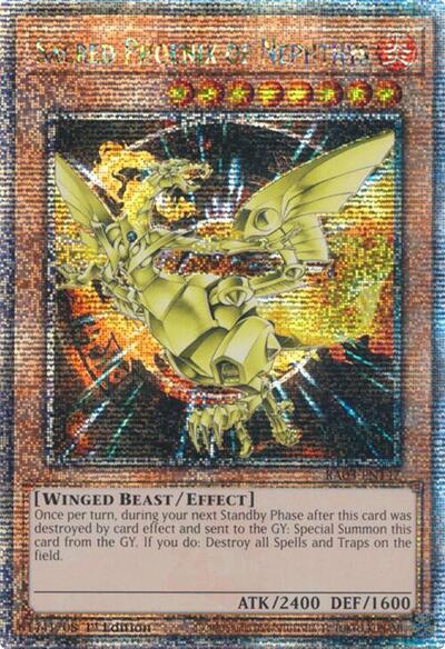 Sacred Phoenix of Nephthys (Quarter Century Secret Rare) (RA03-EN147) [Quarter Century Bonanza]
