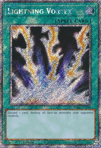 Lightning Vortex (Platinum Secret Rare) (RA03-EN148) [Quarter Century Bonanza]