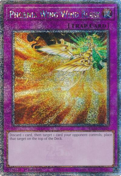 Phoenix Wing Wind Blast (Quarter Century Secret Rare) (RA03-EN149) [Quarter Century Bonanza]