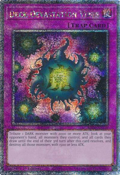 Deck Devastation Virus (Quarter Century Secret Rare) (RA03-EN150) [Quarter Century Bonanza]