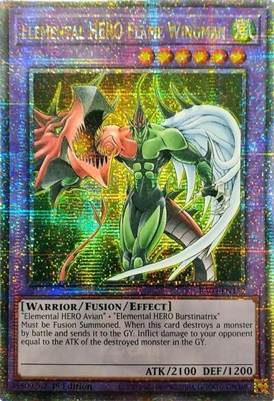 Elemental HERO Flame Wingman (Quarter Century Secret Rare) (RA03-EN152) [Quarter Century Bonanza]