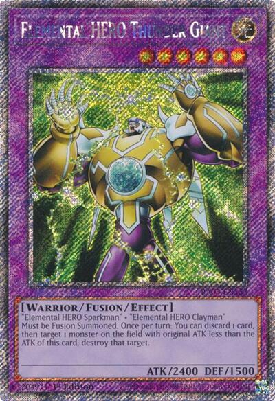 Elemental HERO Thunder Giant (Platinum Secret Rare) (RA03-EN153) [Quarter Century Bonanza]