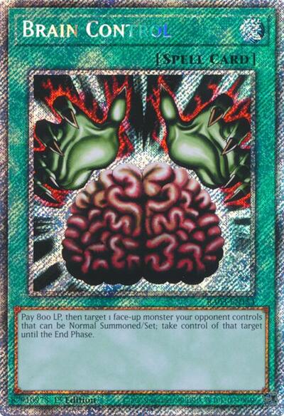 Brain Control (Platinum Secret Rare) (RA03-EN154) [Quarter Century Bonanza]