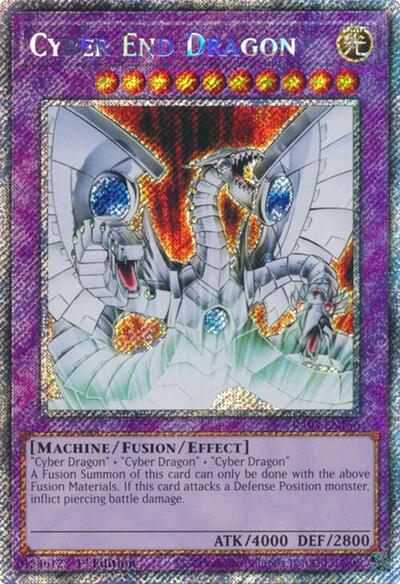 Cyber End Dragon (Platinum Secret Rare) (RA03-EN156) [Quarter Century Bonanza]