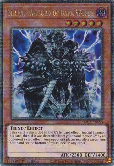 Sillva, Warlord of Dark World (Quarter Century Secret Rare) (RA03-EN158) [Quarter Century Bonanza]