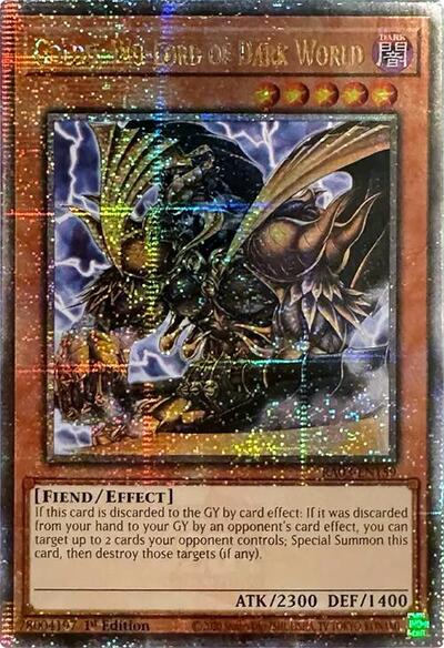Goldd, Wu-Lord of Dark World (Quarter Century Secret Rare) (RA03-EN159) [Quarter Century Bonanza]
