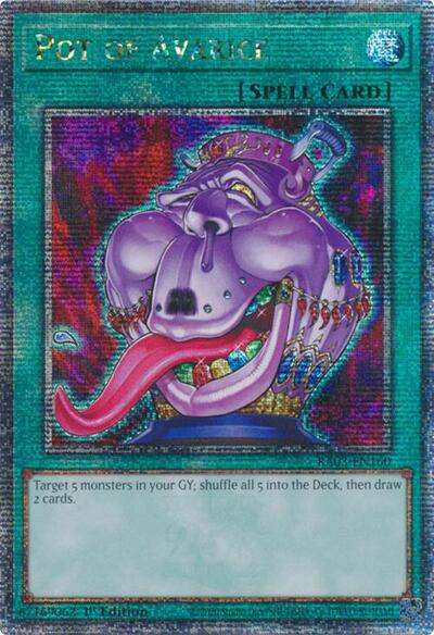 Pot of Avarice (Quarter Century Secret Rare) (RA03-EN160) [Quarter Century Bonanza]