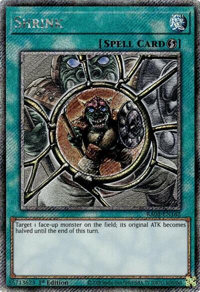 Shrink (Platinum Secret Rare) (RA03-EN162) [Quarter Century Bonanza]