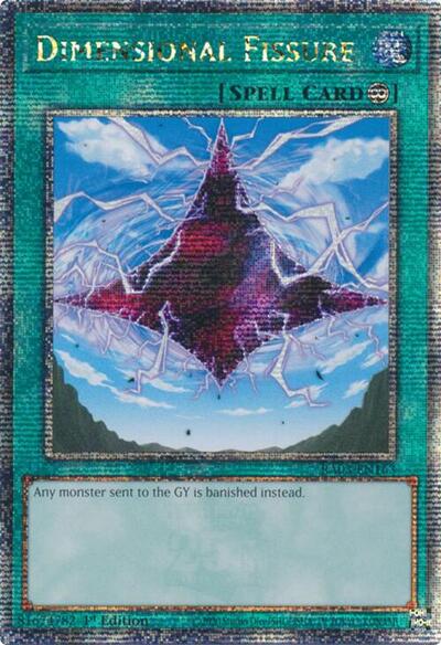 Dimensional Fissure (Quarter Century Secret Rare) (RA03-EN163) [Quarter Century Bonanza]