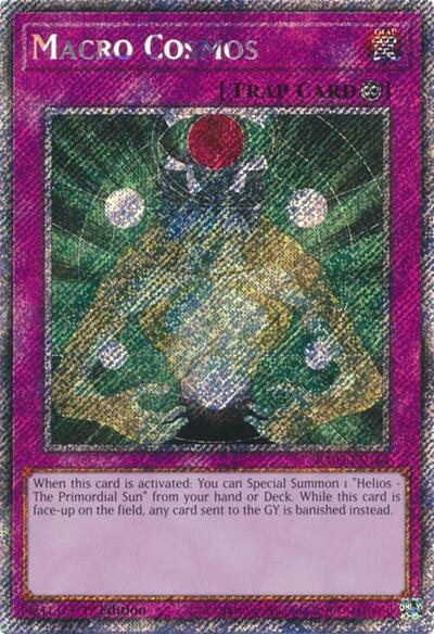 Macro Cosmos (Platinum Secret Rare) (RA03-EN164) [Quarter Century Bonanza]