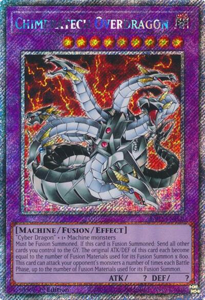 Chimeratech Overdragon (Platinum Secret Rare) (RA03-EN166) [Quarter Century Bonanza]