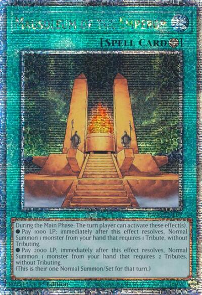 Mausoleum of the Emperor (Quarter Century Secret Rare) (RA03-EN167) [Quarter Century Bonanza]
