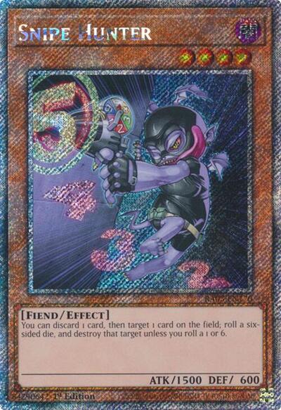 Snipe Hunter (Platinum Secret Rare) (RA03-EN170) [Quarter Century Bonanza]